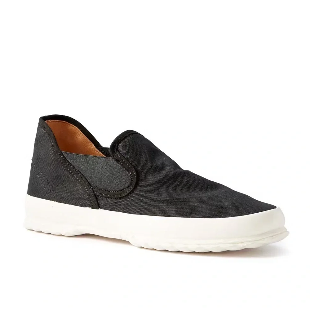 Vulcanizer • Men's Black Work Slip-On Shoes